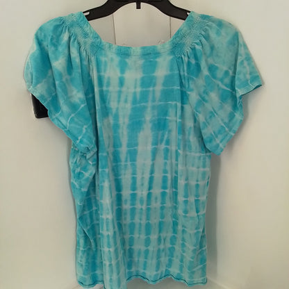 Women's Blouse XL White/Blue - bandolino