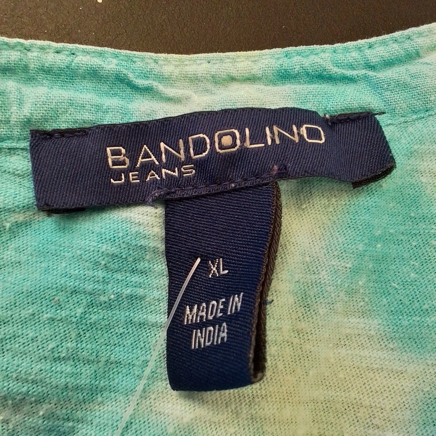 Women's Blouse XL White/Blue - bandolino