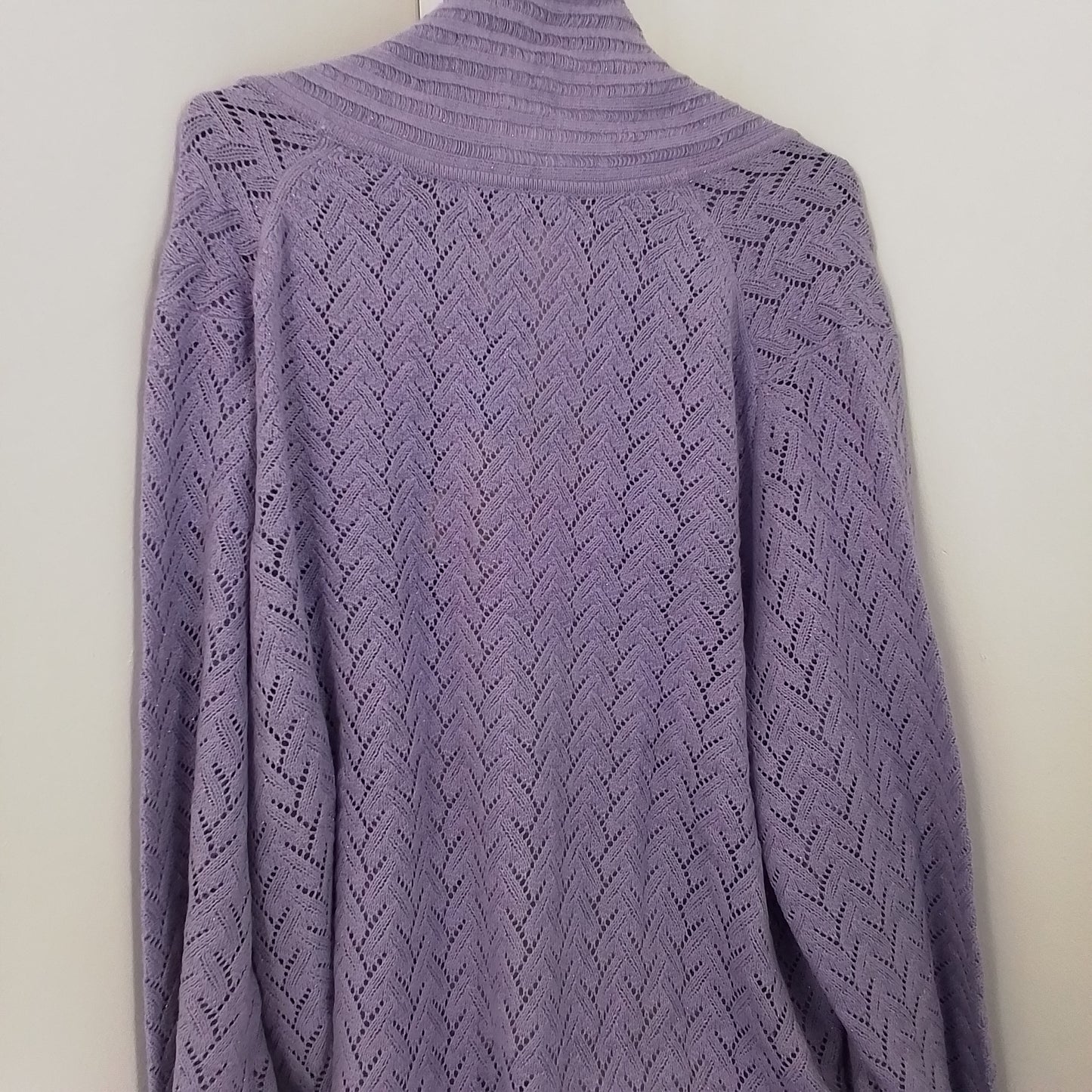 Women's Purple Coat - Acrylic/Polyester