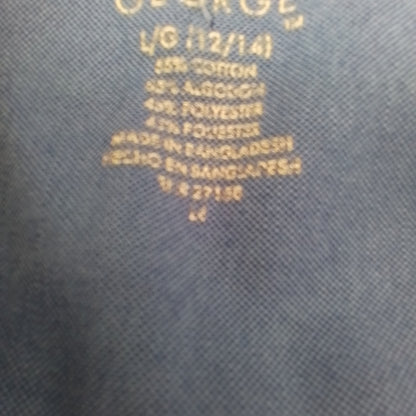 George Kids Blue Button Up Shirt