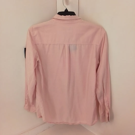 kids Cherokee button-down long sleeve shirt - L