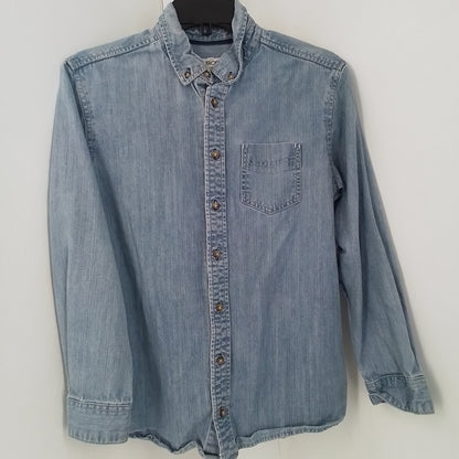 Cherokee Kids Denim Cotton Button Up Shirt