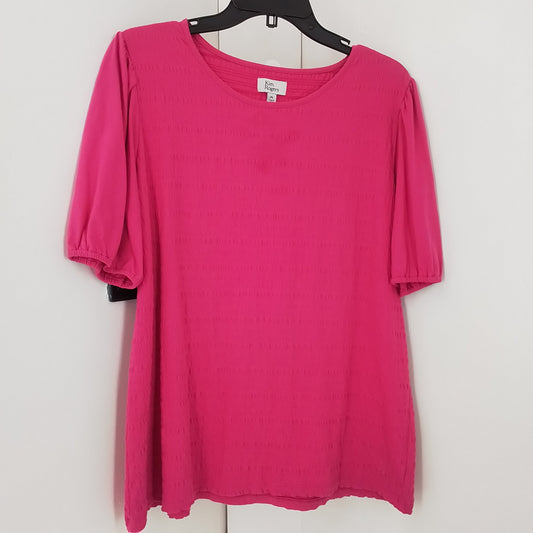 Kim Rogers Pink Women's Blouse, Size L