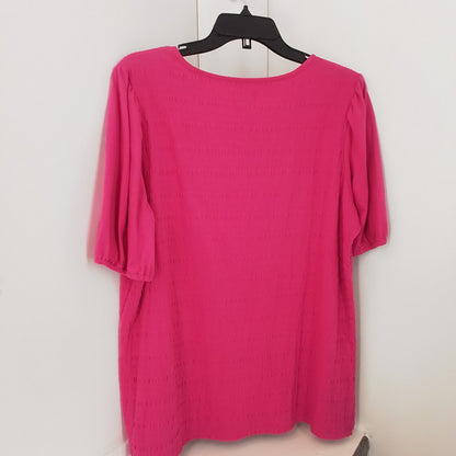 Kim Rogers Pink Women's Blouse, Size L