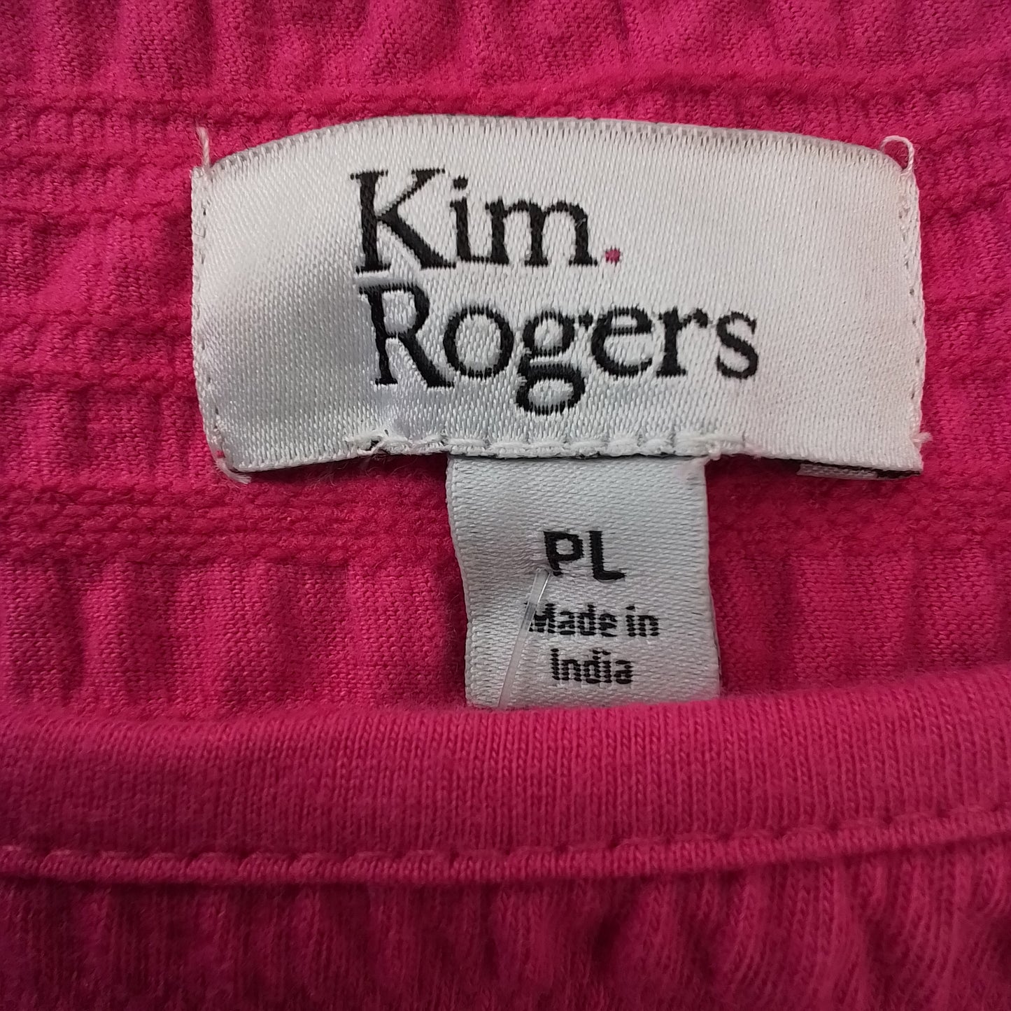 Kim Rogers Pink Women's Blouse, Size L