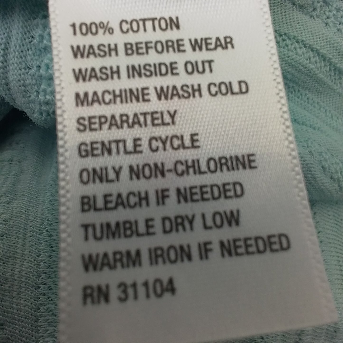 New Directions Women's Light Green Cotton Shirt - Size L