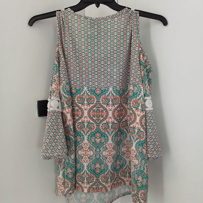 Women's New Directions Petite XL Open-Shoulder Blouse