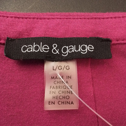 Cable & Gauge Pink T-Shirt