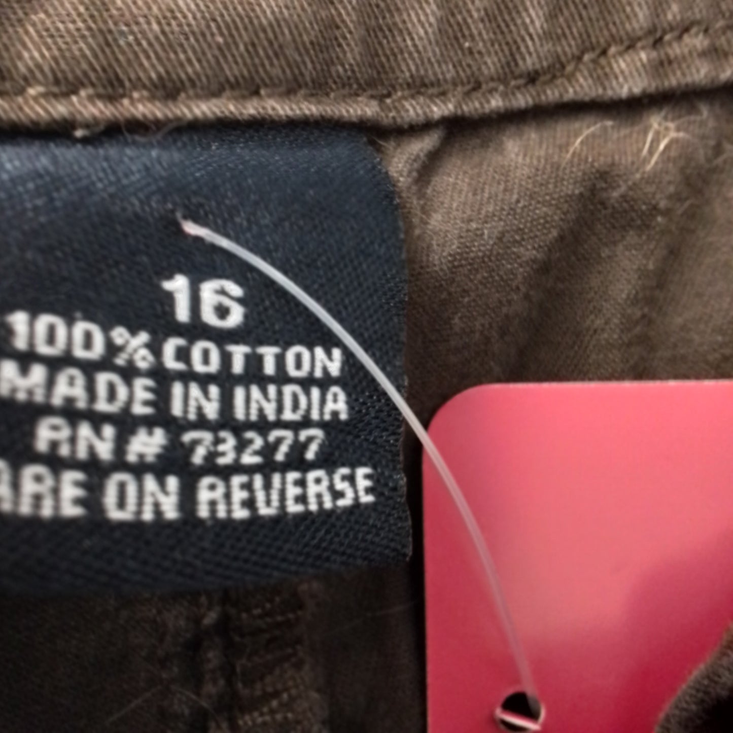 Sonoma Women's Brown Cotton Skirt - Size 16