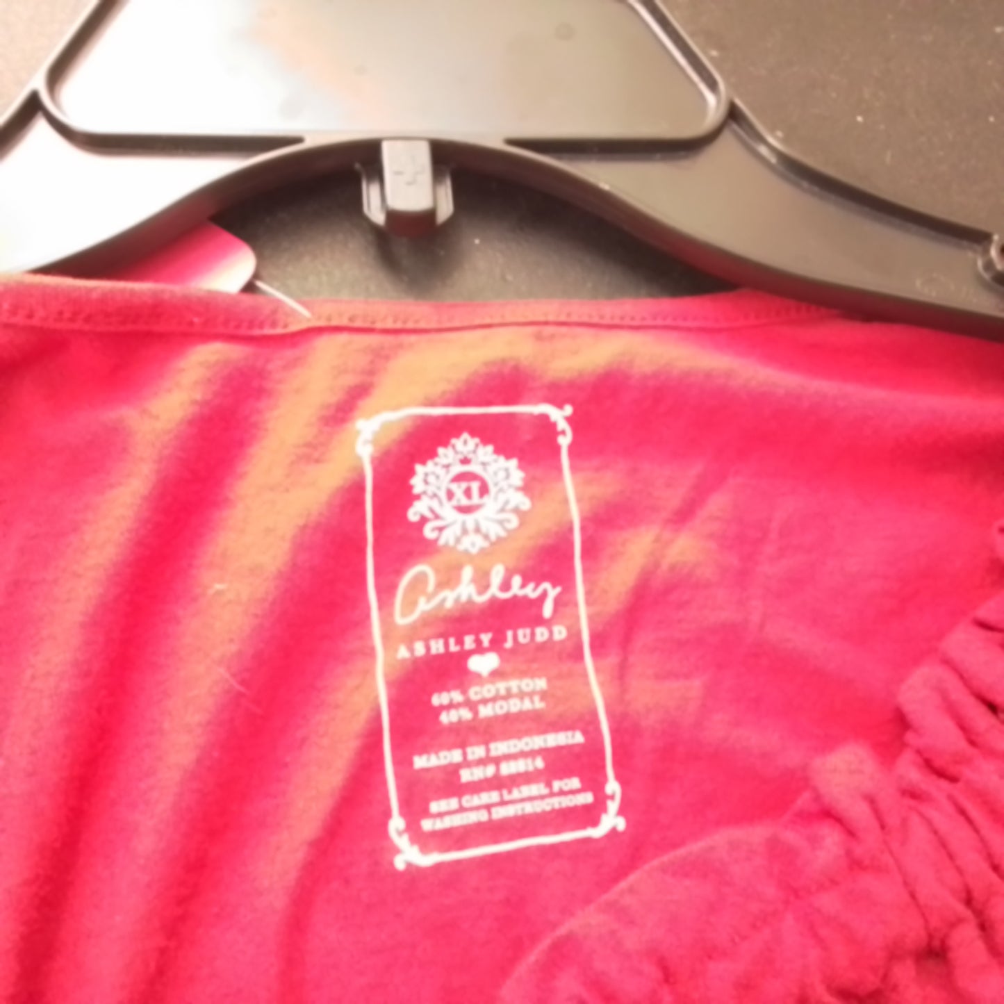 Women's Red Cotton Blouse - XL