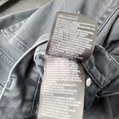 H&M Women's Black Jeans - Size L, Cotton