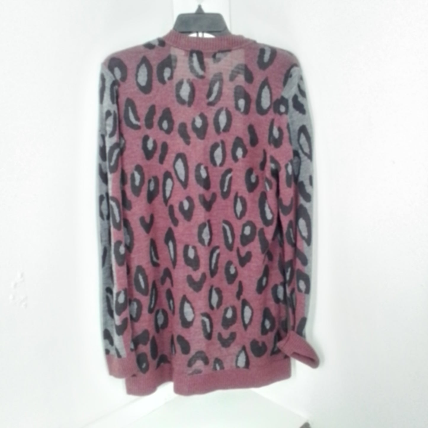 APT. 9 Women's Sweater, Size L, Red/Black/Grey, Acrylic
