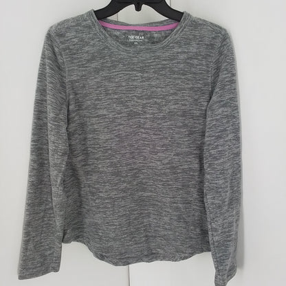 Tek Gear Women's Grey Shirt - Size PS