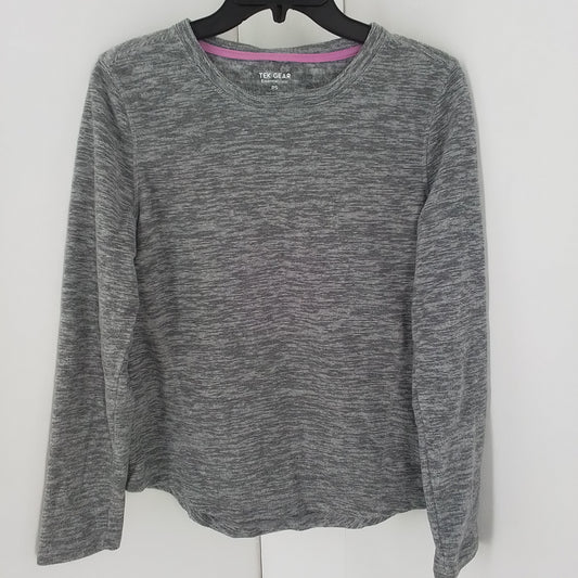 Tek Gear Women's Grey Shirt - Size PS