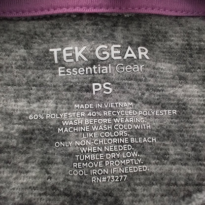 Tek Gear Women's Grey Shirt - Size PS