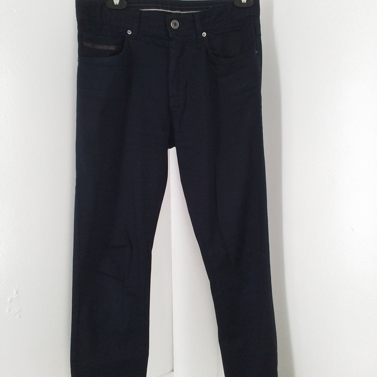 Men's Zara Man Navy Cotton Pants - Size 30