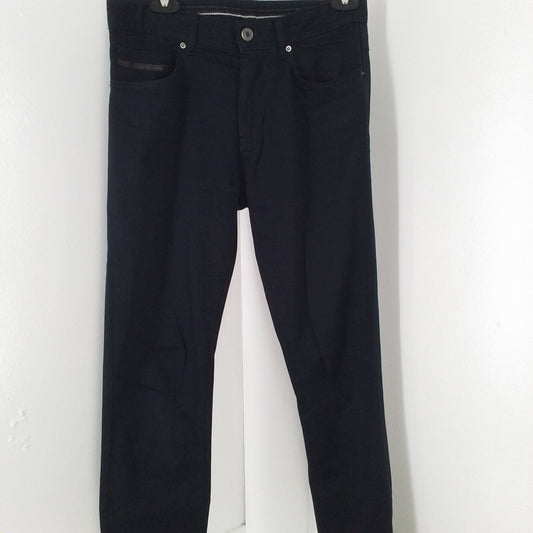 Men's Zara Man Navy Cotton Pants - Size 30