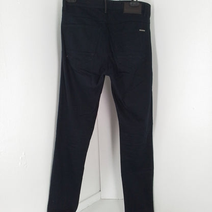 Men's Zara Man Navy Cotton Pants - Size 30
