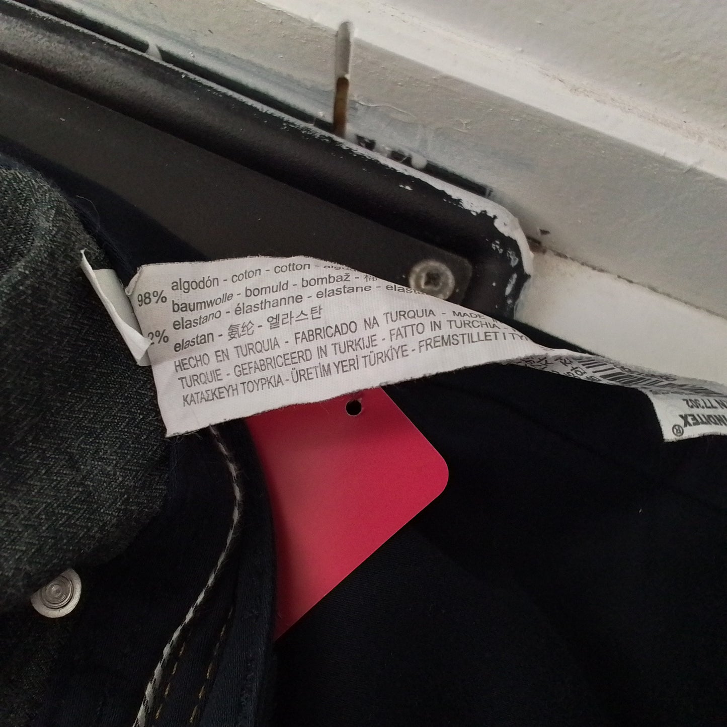 Men's Zara Man Navy Cotton Pants - Size 30