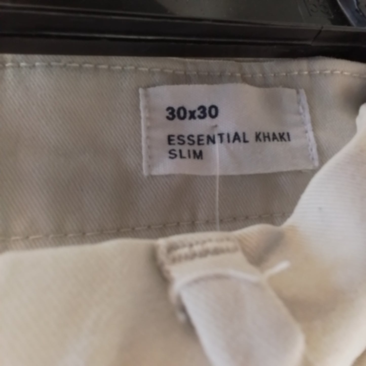 Gap Inc. Men's White Cotton Pants, Size 30-30