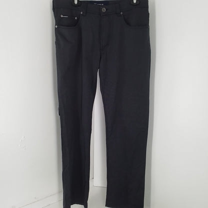 Men's Atelier Gardeur Gray Cotton Pants, Size 34-30