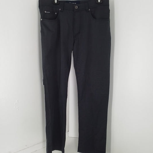 Men's Atelier Gardeur Gray Cotton Pants, Size 34-30