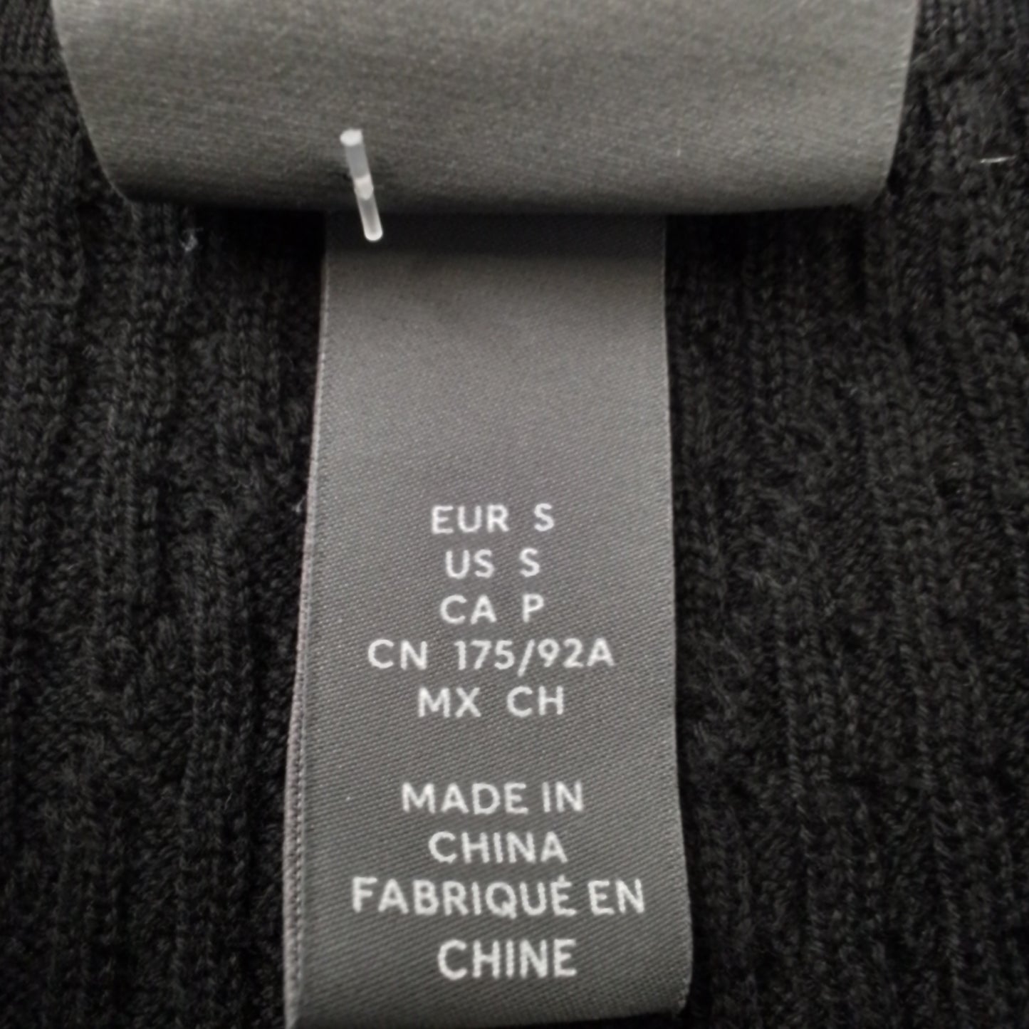 H&M Women's Black Sweater - Size S