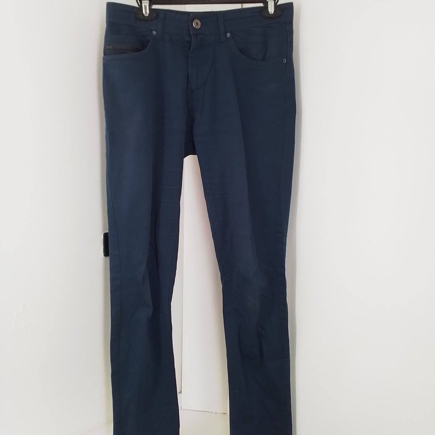 Women's Blue Cotton Pants