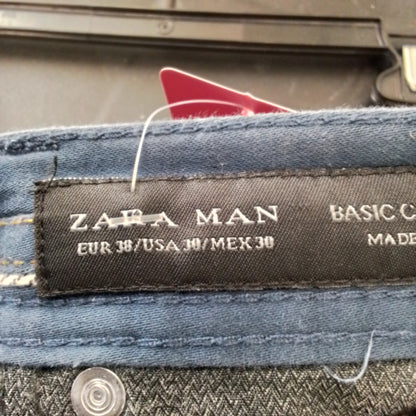 Women's Blue Cotton Pants