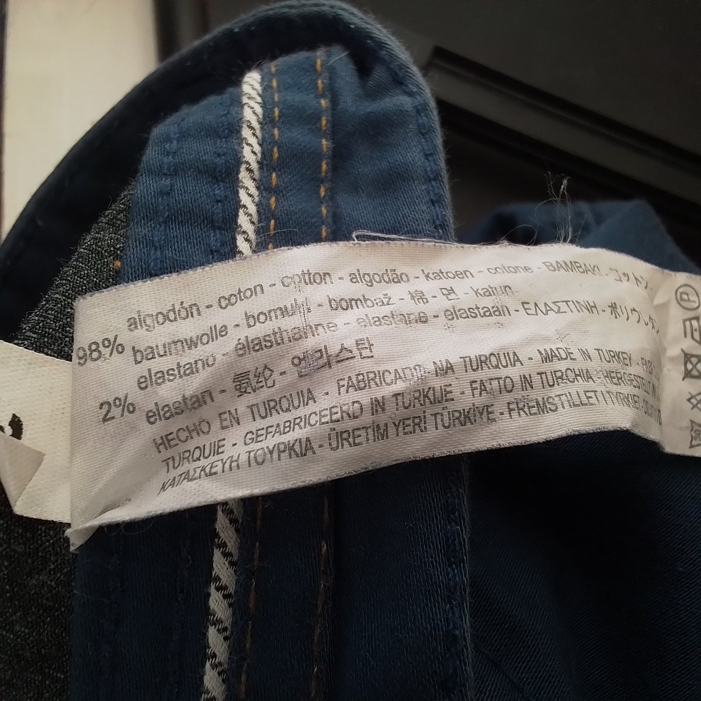 Women's Blue Cotton Pants