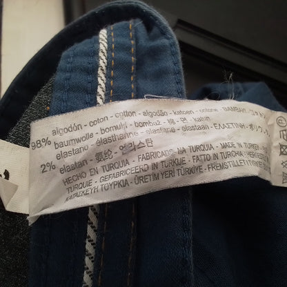 Women's Blue Cotton Pants