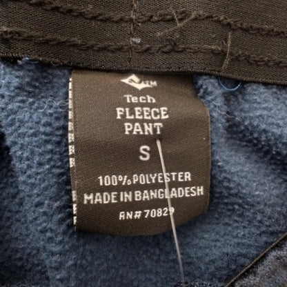 Women's Blue Polyester Tech Fleece Pants - Size S