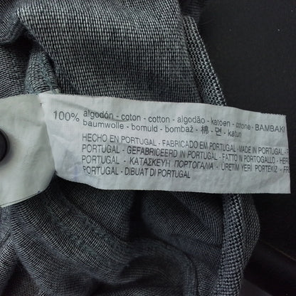 Men's Grey Cotton Button Up Shirt