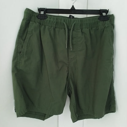 H&M Men's Green Cotton Shorts - Size S