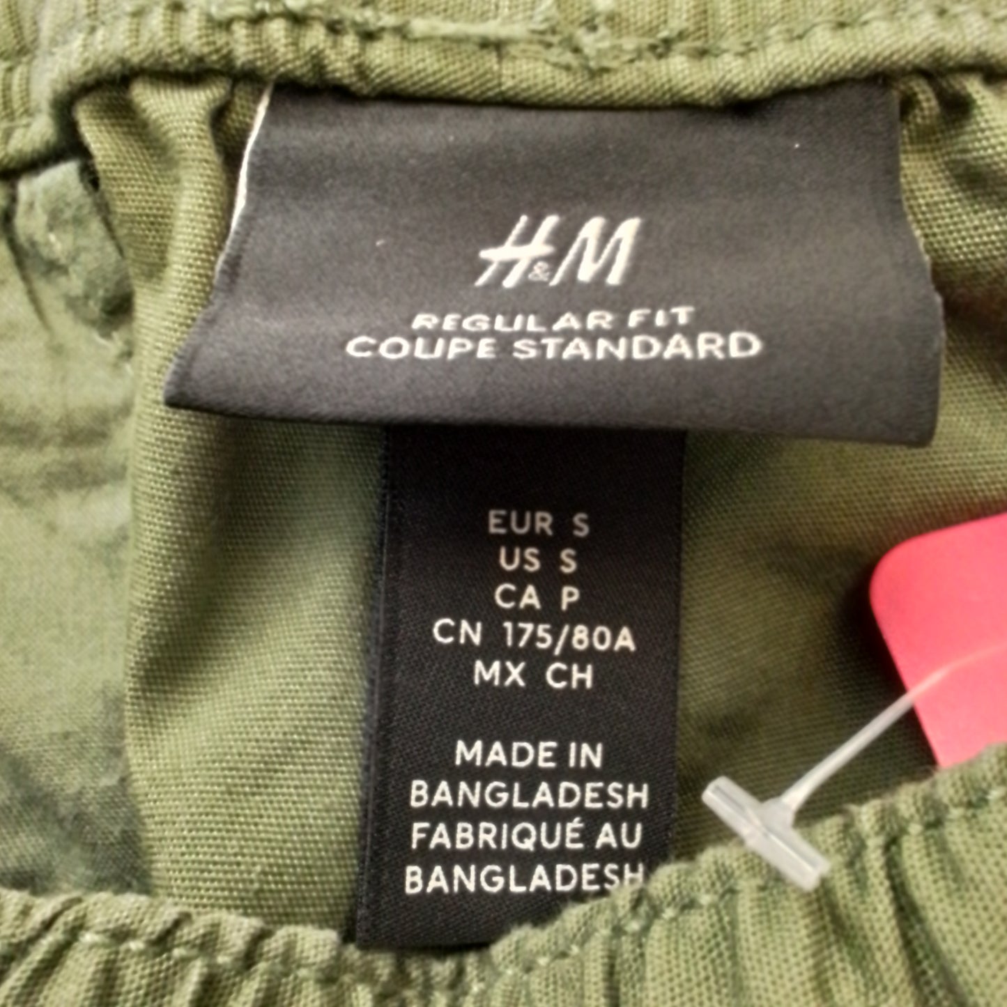 H&M Men's Green Cotton Shorts - Size S