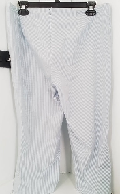 DKNY Women's Capris - White/Blue