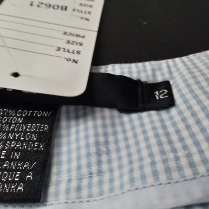 DKNY Women's Capris - White/Blue