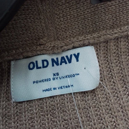 Old Navy Women's Brown Cardigan XS Cotton