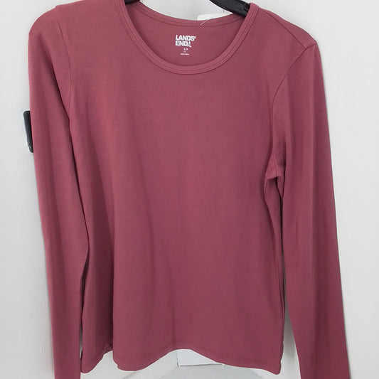 Lands' End Women's Pink Jersey, Size S