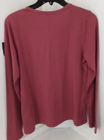 Lands' End Women's Pink Jersey, Size S