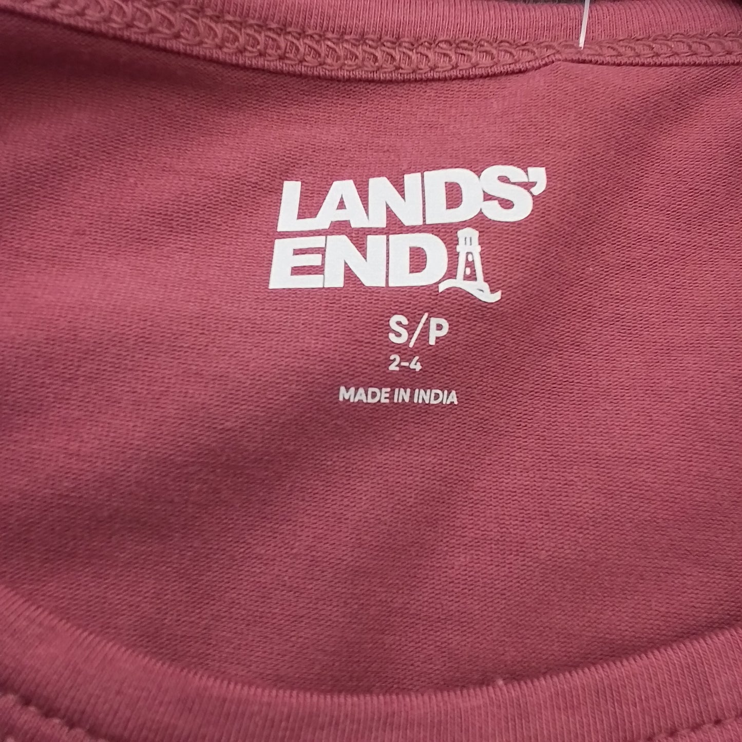 Lands' End Women's Pink Jersey, Size S