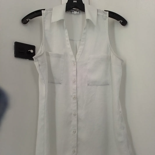 Express, Inc. Women's White Blouse - Size S, Polyester