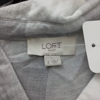 Loft Women's Blouse S White/Grey