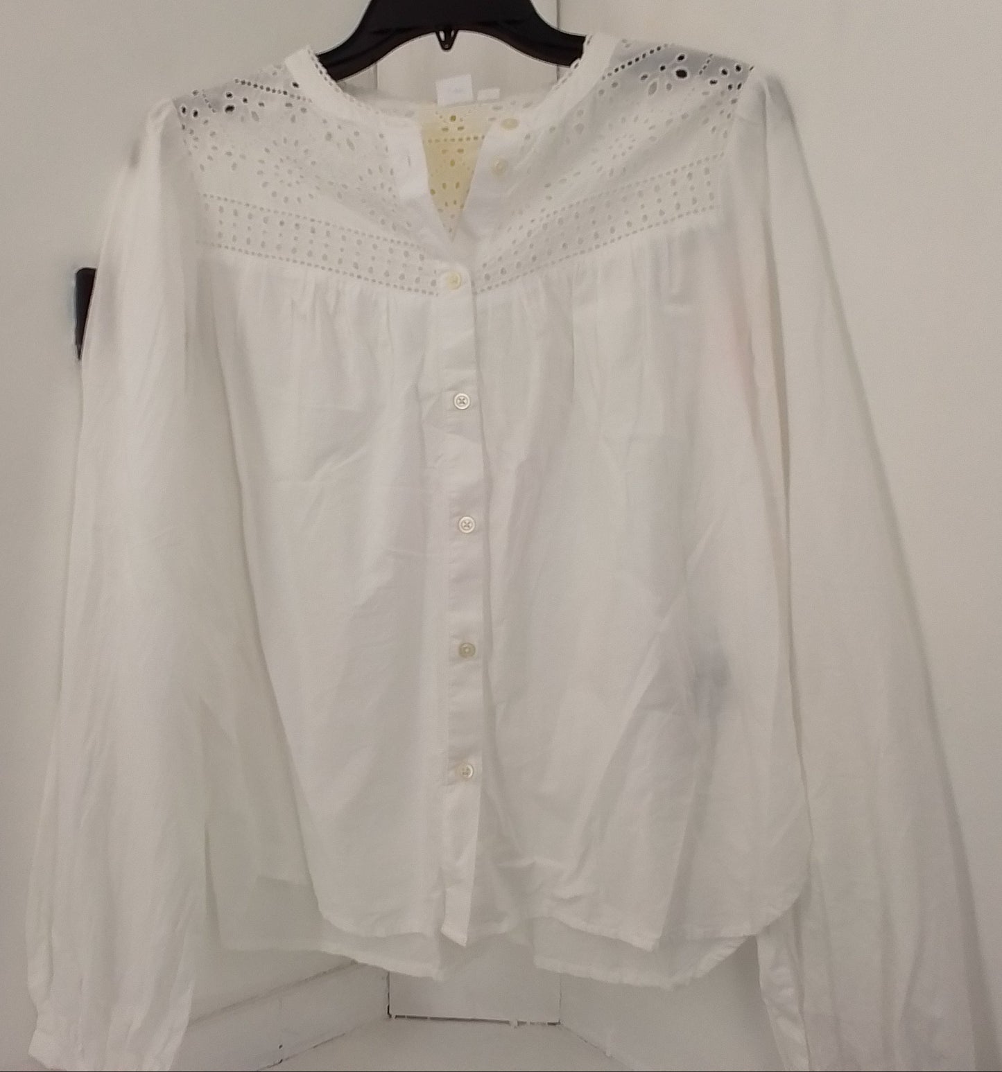 Gap Inc. Women's Blouse - White, Size S, Cotton