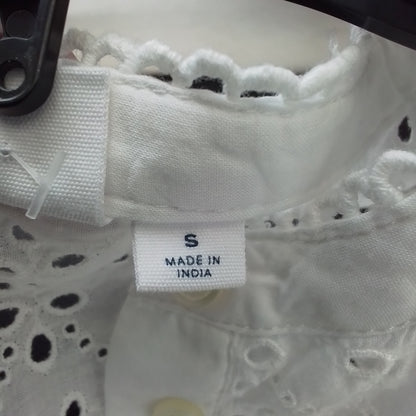 Gap Inc. Women's Blouse - White, Size S, Cotton