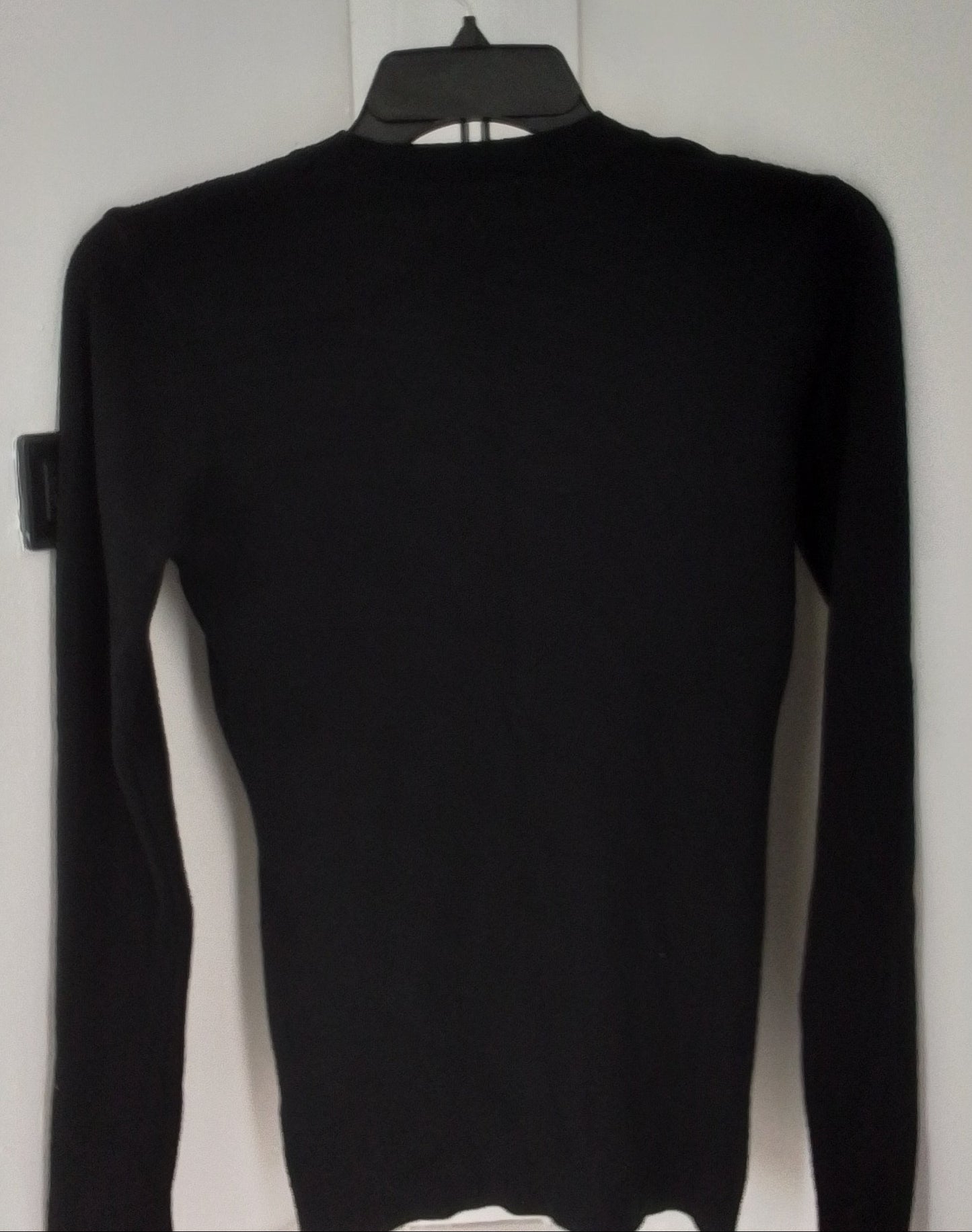 Women's Black Sweater - Size S, Polyester/Viscose