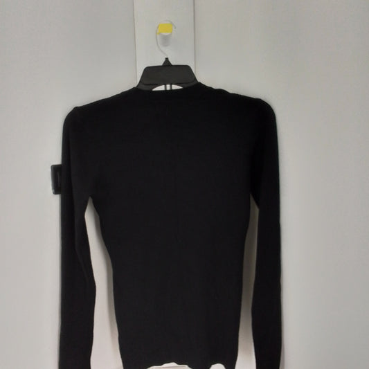 Women's Black Sweater - Size S, Polyester/Viscose