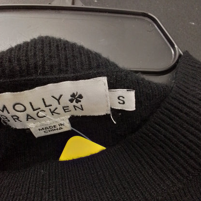 Women's Black Sweater - Size S, Polyester/Viscose