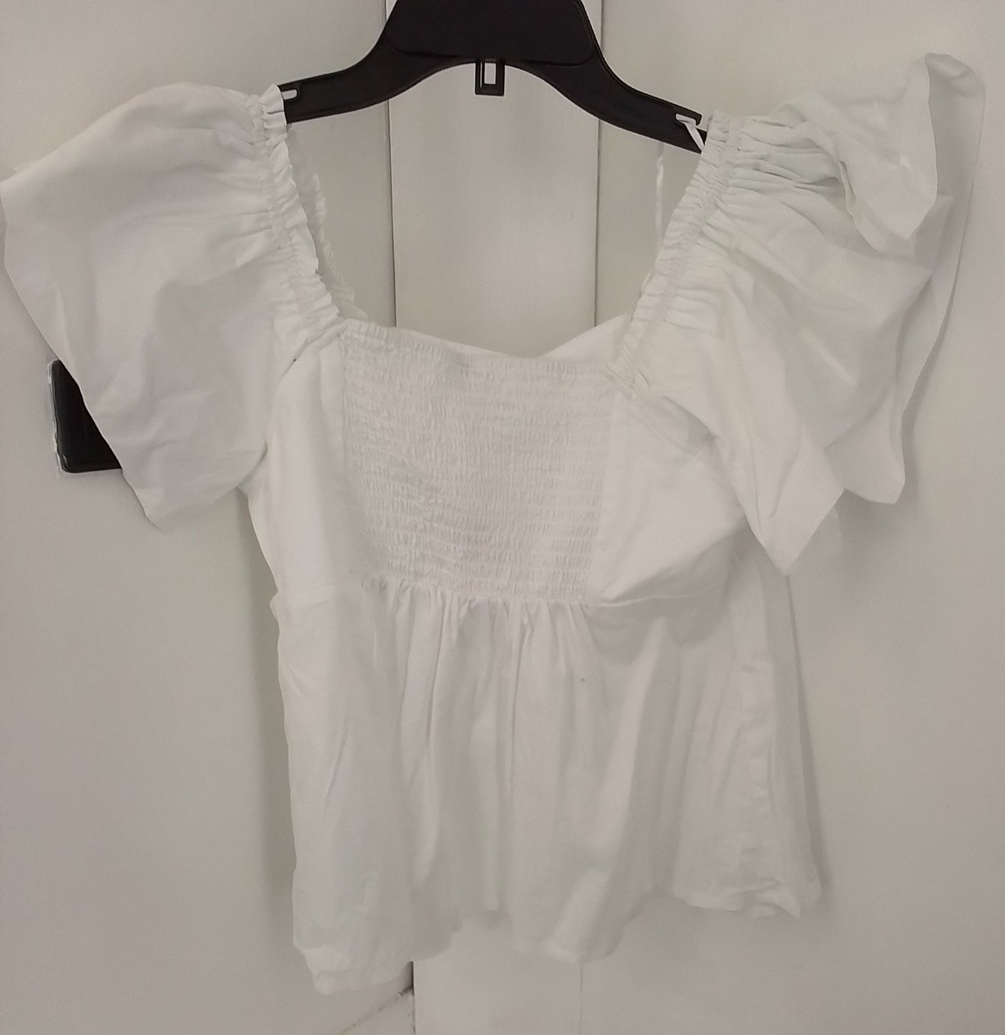 Old Navy Women's White Cotton Blouse - Size S