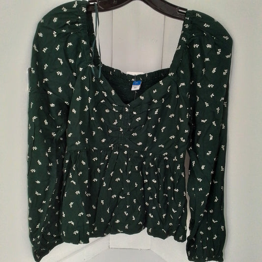 Old Navy Women's Green Cotton Jersey - Size S